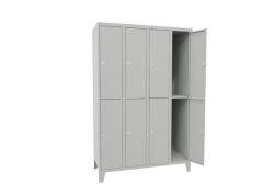 Schlie�fachschrank mit F��en