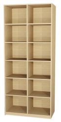 Hochschrank, 6 OH, offen, mit Mittelwand
