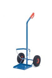 Stahlflaschenkarre f�r 1 Flasche