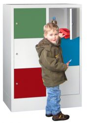 Schliefachschrank mit Sichtfenstertren, 40 cm Abteilbreite