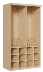 Liegepolsterschrank, kompakt