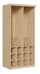 Liegepolsterschrank, kompakt