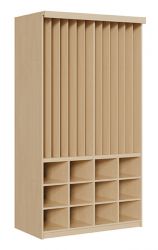 Liegepolsterschrank, kompakt
