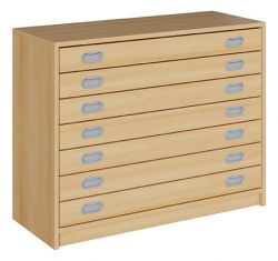 Papierschrank mit 7 Auszgen