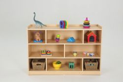 Regalschrank mit Rckwand, 8 Fcher