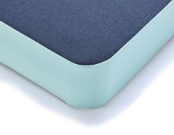 H�pfpolster, Indoor - schwarz-grau / jade