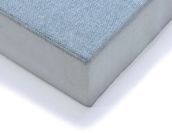 H�pfpolster, Outdoor - Madeira petrol / Gittergewebe