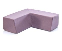 Winkelkissen, Indoor - braun-blau