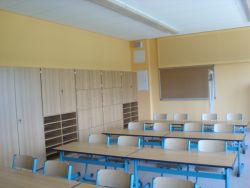 Klassenset, h�henverstellbar: 10x Zweiersch�lertisch mit Korbablage - Modell TH 51S ZPU 15 + 20x Sch�lerstuhl MST H 30S(G) 25