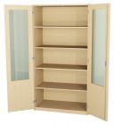 Hochschrank mit Glastren ohne Mittelwand