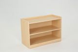 Regalschrank mit Rückwand, 1 fester Boden
