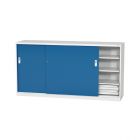 Schiebetrenschrank mit Trennwand