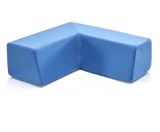 Winkelkissen, Indoor - taubenblau