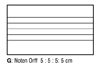 Noten Orff 5 : 5 : 5: 5 cm